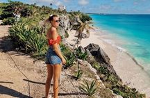 Tour 1 day in Tulum with Coba and Cenote and Playa del Carmen 