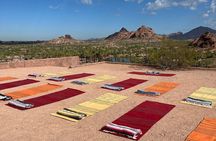 Papago Park Nature Walk with Yoga and Mountain Views