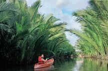 Guided Kayak trip around Green Cathedral outside Kampot, Sunset 