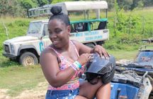 Zipline, Horseback Ride and Swim and Quad ATV bike in Negril