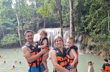 From Bangkok: Kanchanaburi, River Kwai and Erawan Waterfall Tour