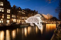 Amsterdam Light Festival Boat Tour with Warm Drinks