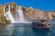 Lower Düden Waterfalls Boat Cruise Tour with Lunch and Drinks