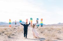 Wedding in French at 7 Magic Mountains