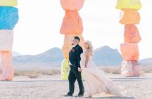 Wedding in French at 7 Magic Mountains