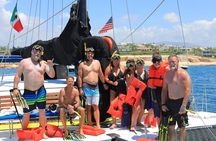 Los Cabos Party Catamaran: Snorkeling, Open Bar & Music Fun