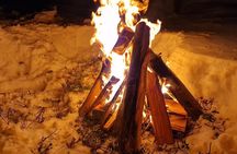 An Evening in the Backcountry, Northern Lights on a Sleighride