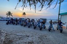 Sunset Island Tour in Aruba on Electric Scooter (1 or 2-seater)