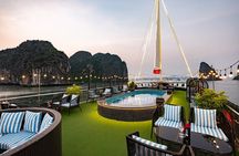 Halong Bay 5 Star Cruise Inclusive Buffet, Sunset Party Route 2