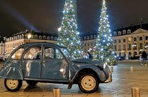 Private tour Paris Christmas lights tour 2 hours in Citroën 2CV