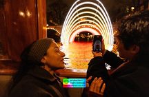 Amsterdam Light Festival: Canal Cruise Covered Saloon Boat
