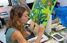 Abstract Painting with Palette Knives in New York Up to 5 people