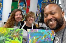 Abstract Painting with Palette Knives in New York Up to 5 people