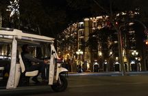 Christmas Lights Tour of Barcelona in Private Eco Tuk Tuk