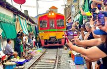 Floating and Train Market Experience from Bangkok