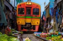 Floating and Train Market Experience from Bangkok