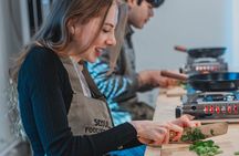 Korean Cooking Class with Grocery Shopping at Seoul Local Market