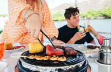 Tiki BBQ Boats SMALL. Be Your Own Captain. Max 4 pers. 