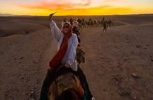 Agafay Golden Sunset and Camel Rides Dinner Show
