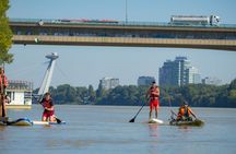 Canoe trip from Hainburg to Bratislava
