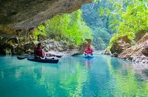 7 miles cave kayaking and zipline combo