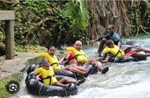 Blue Hole Secret Falls and Calypso River Tubing from Falmouth 