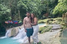 Blue Hole Secret Falls and Calypso River Tubing from Falmouth 