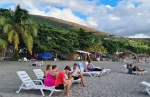 Waterfalls, Sulphur Spa and Black Sand Beach Tour from Dominica