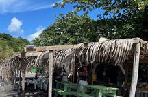 Waterfalls, Sulphur Spa and Black Sand Beach Tour from Dominica