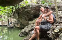 Off Road Ride to El Cedral town and Cenote Jade on ATVs