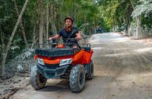 Off Road Ride to El Cedral town and Cenote Jade on ATVs