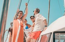 Luxury Catamaran Cruise from Panormo Port with Lunch and Drinks