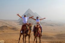 Giza Pyramids with ATV, Camel Ride, Nile Boat and Old Market Tour