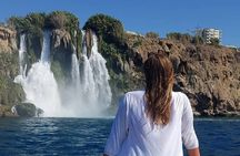 Lower Düden Waterfalls Boat Cruise Tour with Lunch and Drinks