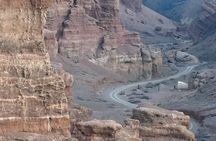 Big trip in 1 day: Kolsai lake Kaindy, and Black, Charyn, Canyon.
