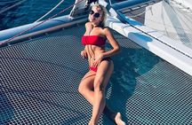 Heraklion Catamaran Cruise to Dia with Chef Dinner, Bar & Sunset