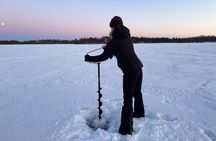 Levi: Small group ice fishing experience