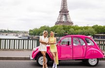 Private Guided Tour in a Pink Citroën 2CV