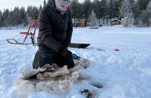 Authentic Reindeer Experience and Ice Fish with Lunch in the Wild