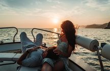 Cinque Terre Sunset Boat Tour : golden hour on the water