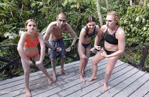 Borinquen one day tour (zip line- horses- hot springs)
