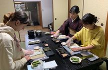Art Sushi Rolls Experience in 150 Years Old Townhouse Kyoto