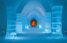 Igloo Ice Hotel and Hiking to the Frozen Waterfall from Alta