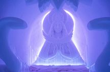 Igloo Ice Hotel and Hiking to the Frozen Waterfall from Alta