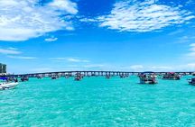 Destin Crab Island Tour in Catamaran