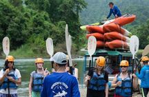 One Day Kayaking, Zipline and Tubing In Cave from Vang Vieng