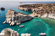 Milos Full-Day Premium Catamaran Cruise Kleftiko and Polyegos