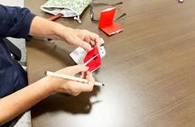 Japanese miniature kimono made with origami in Osaka