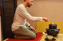 Tea Ceremony with Japanese Harp Performance in Kyoto