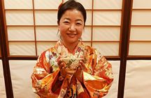 Tea Ceremony with Japanese Harp Performance in Kyoto
